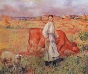 The Shepherdess the Cow and the Ewe renoir